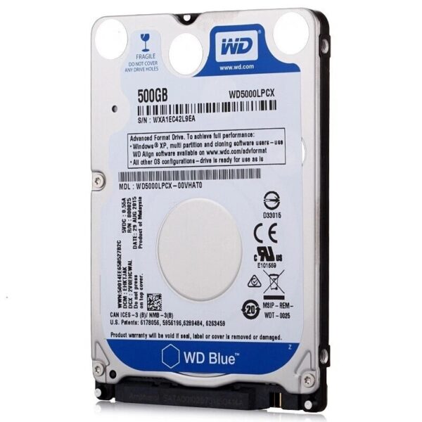 500GB SATA Refurbished Laptop Hard Drive - Image 2
