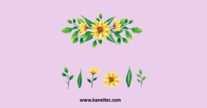 Green Yellow Flower Vector