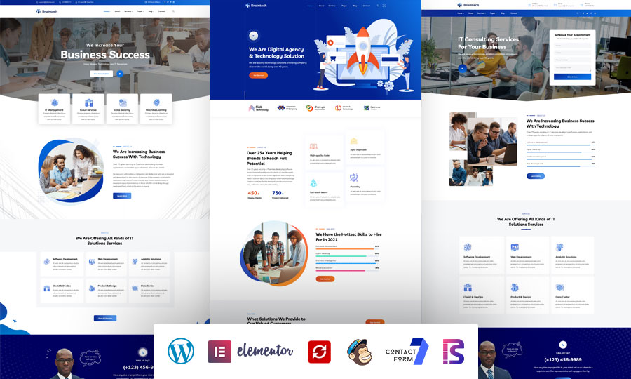 Braintech WordPress Theme 2 braintech preview