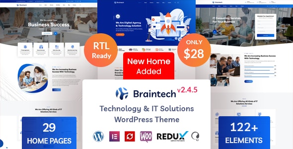 Braintech WordPress Theme 3 braintech theme