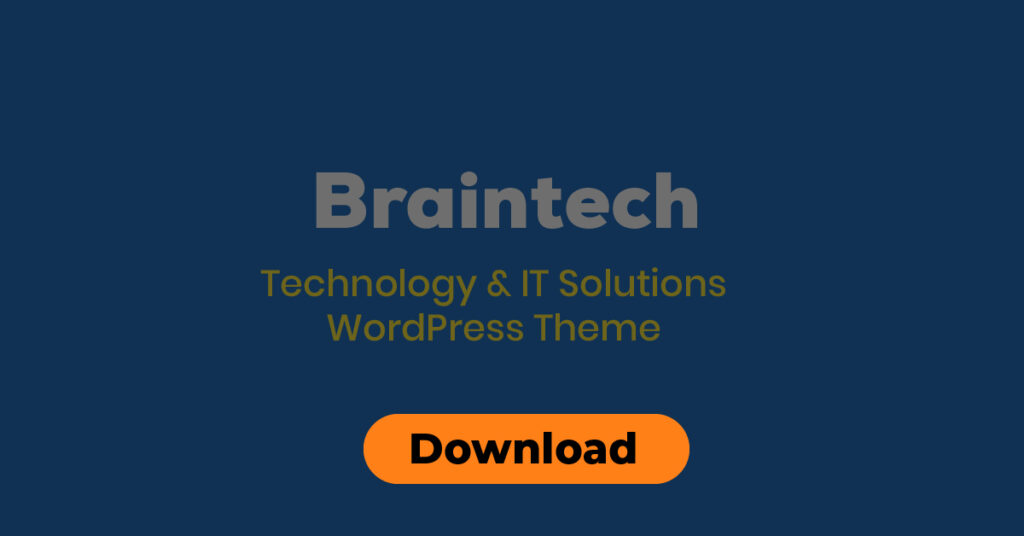 Braintech WordPress Theme 4 Download Braintech versions