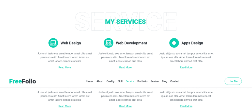 Freelancer Portfolio HTML Website Template With Source Code 5 freel5