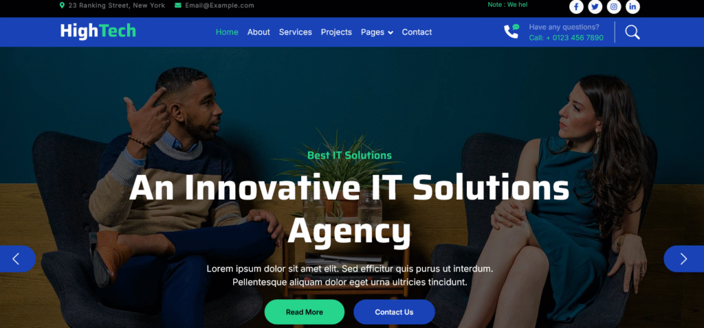 Kaneltec IT Solutions HTML Website Template With Source Code 1 it1