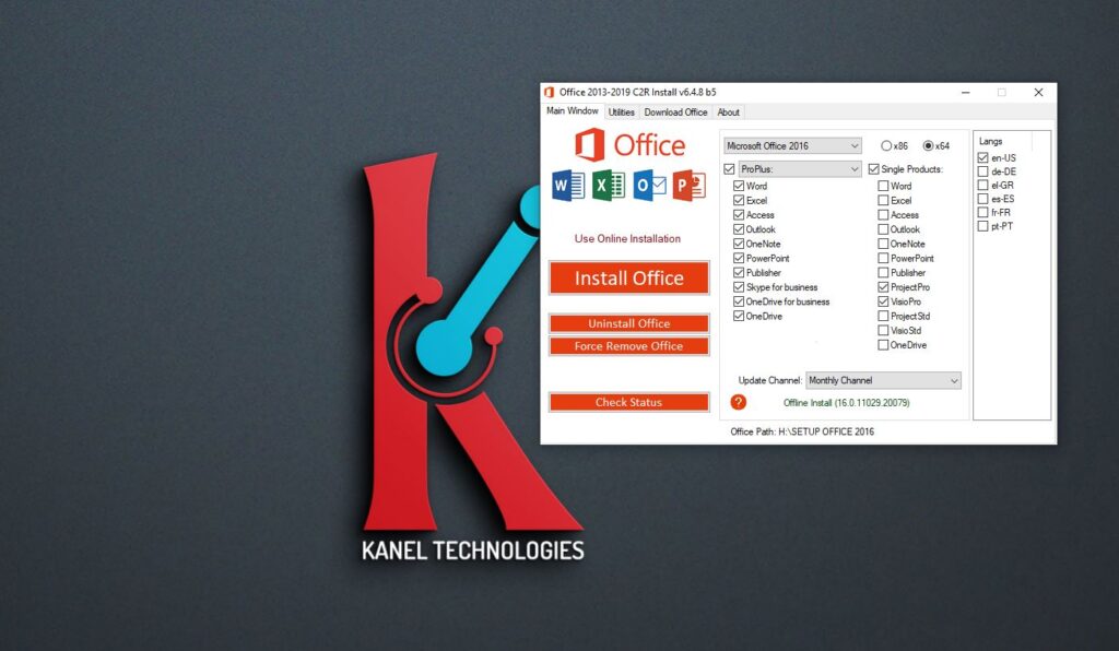 Free Microsoft Combo Installation Package 3 2016