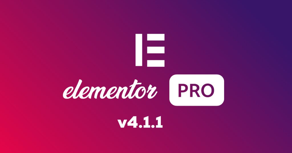 elementor pro 4.1.1